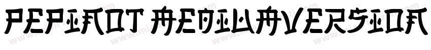 pepinot MediumVersion 001000字体转换